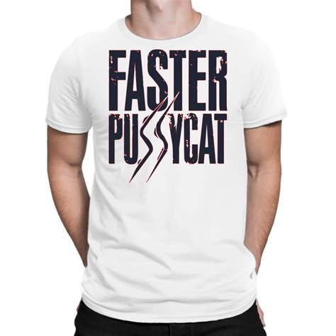 Custom Faster Pussycat Logo T Shirt By Cm Arts Artistshot