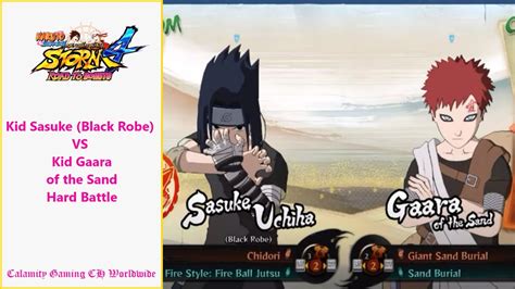Naruto Shippuden Ultimate Ninja Storm 4 Sasuke Vs Gaara Gameplay