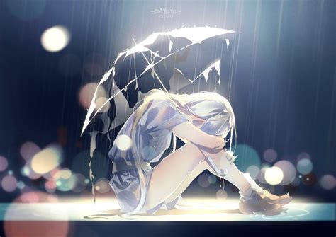 Sad Anime Pfp Rain Sad Girl Depression Depressed