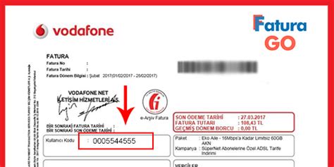 Vodafone Evde Nternet Kredi Kart Ile Fatura Deme Ve Bor Sorgulama