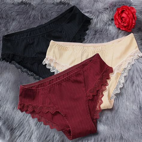 Lace Invisible Underwear Thong Cotton Nylon Gas Seamless Crotch