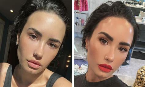 Demi Lovato Shows Off Her Before And After Glam