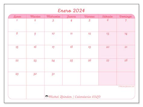 Calendario Enero 2024 Delicadeza Ld Michel Zbinden Us