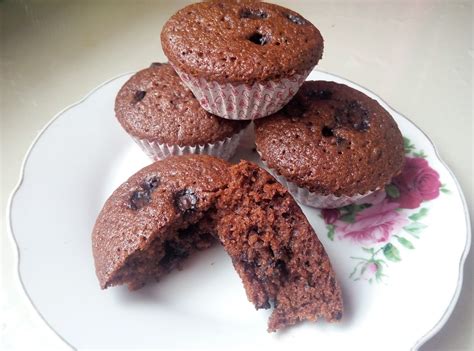Mummy In Pinky: MUFFIN COKLAT CIP