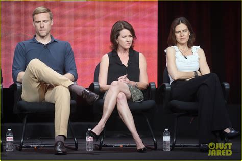Lizzy Caplan And Michael Sheen Masters Of Sex Tca Tour Panel Photo