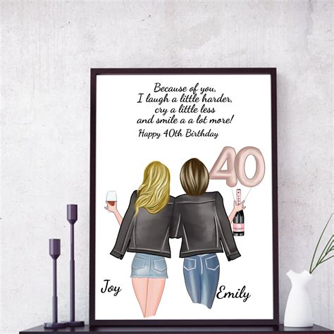 Personalized it was an engraved message to show her just how much you care. This item is unavailable | Etsy | 40th birthday gifts ...
