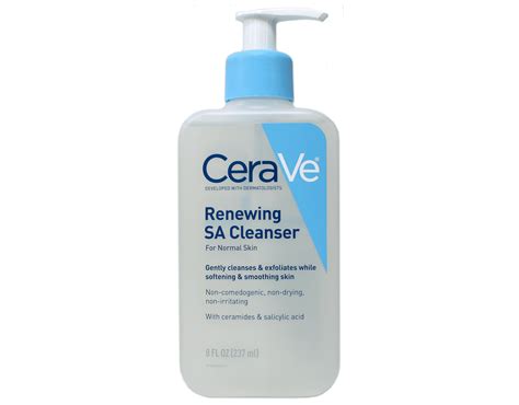 Buy Cerave Renewing Sa Face Cleanser For Normal Skin With Salicylic