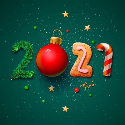 Feliz Navidad Y Próspero Año Nuevo 2021 Tarjeta De Felicitación