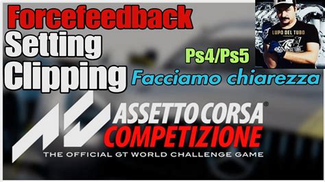 Assetto Corsa Competizione CONSOLE Setting Ps5 Acc