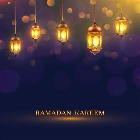 It's seen as a way to physically and spiritually purify, refraining from habits such as smoking and caffeine. Affiche des lumières du Ramadan - Telecharger Vectoriel ...