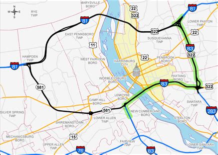 Map Washington Beltway London Top Attractions Map