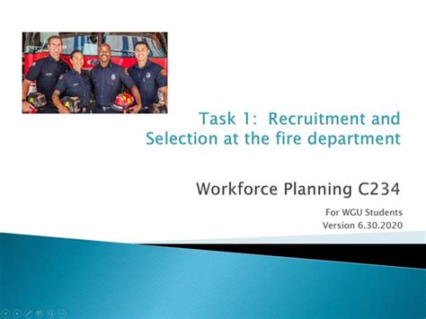 C234 Task 1 Review And Learn Version 3 Firefighters
