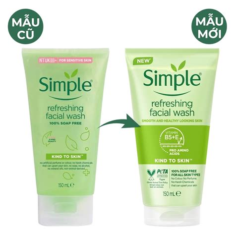 Sữa Rửa Mặt Kind To Skin Refreshing Facial Wash Gel Simple 150ml