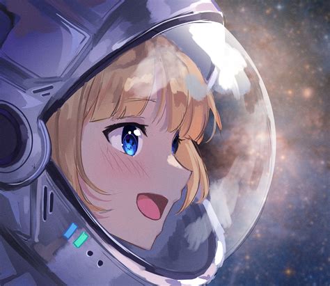 Anime Girl Astronaut Wallpapers Wallpaper Cave