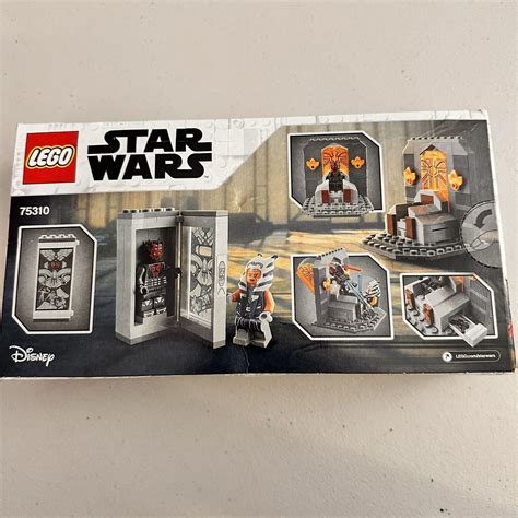 New Lego Star Wars Duel On Mandalore 75310 Retired Set Damaged Box