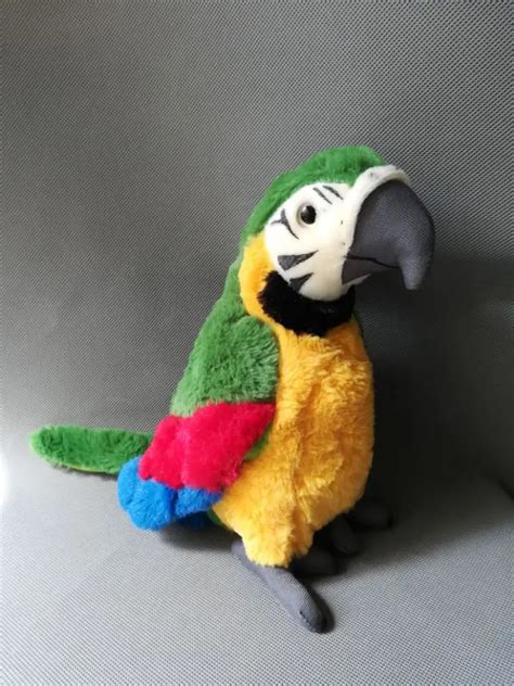Coloured Green Parrot Plush Toy About 26cm Lovely Parrot Bird Soft Doll