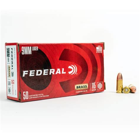 9mm Luger Premium 115 Grain Fmj Handgun Ammunition By Federal Hot Sex Picture