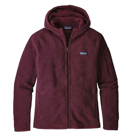 Patagonia Womens Better Sweater Hoody Dark Currant The Sporting Lodge