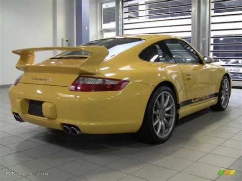 Speed Yellow 2006 Porsche 911 Carrera S Coupe Exterior Photo 55582501