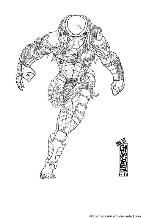 Predator coloring pages to download and print for free