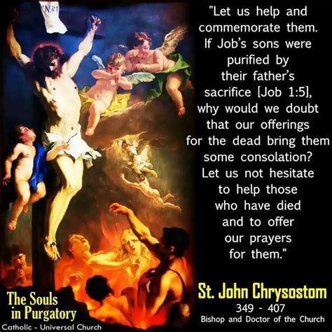 Catholic Praying For Souls In Purgatory With Images Saint Quotes