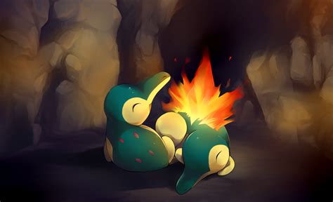 Cyndaquil Cave By Eluva On Deviantart