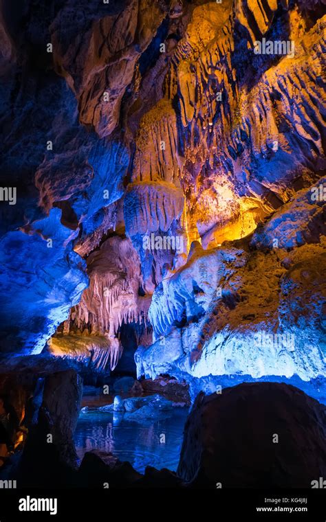 Cave Leading To Ruby Falls In Lookout Mountain Near Chattanooga