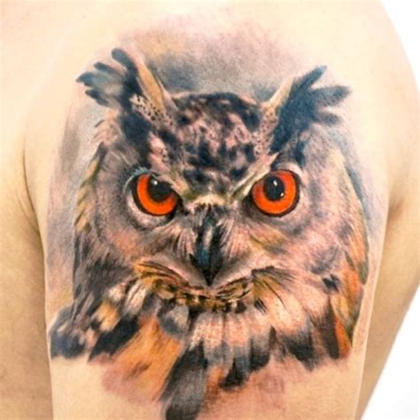 30 Realistic Owl Tattoos Ideas