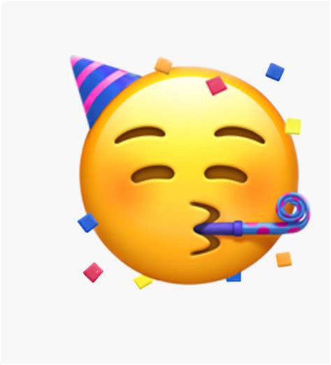 Celebration Emoji Png Iphone Party Emoji Transparent Png