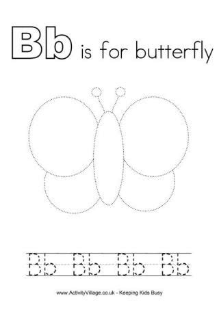 Butterfly Alphabet - Upper Case