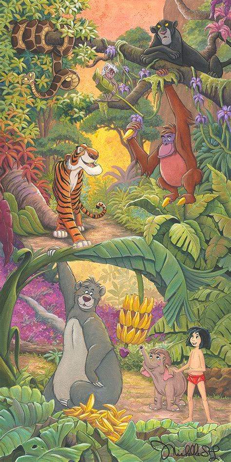 Law of the jungle is a hybrid reality show combining elements of drama and documentary. Home in the Jungle Jungle Book Embellished Giclee on ...