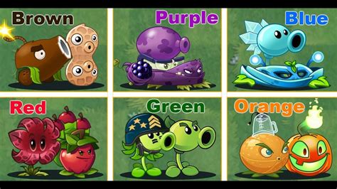 Best Color Pair Plants Battlez Who Will Win Pvz Team Plant Vs