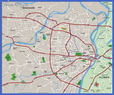St Louis Metro Map