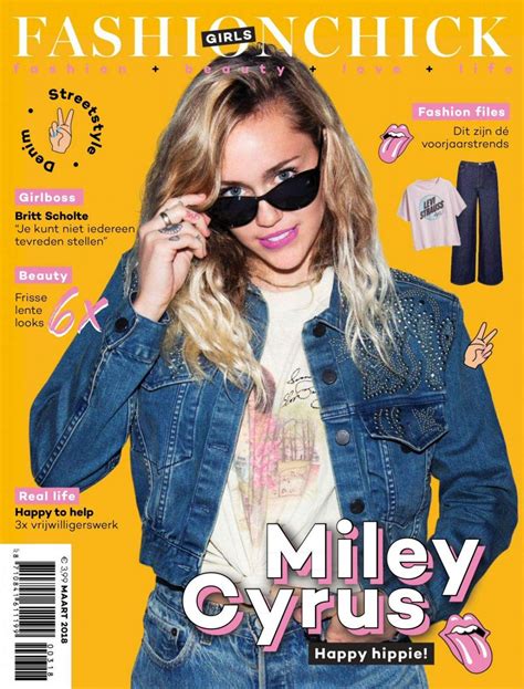 Miley Cyrus Fashion Chick Magazine March 2018 Celebmafia