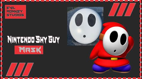 Shy Guy Mask Build Youtube