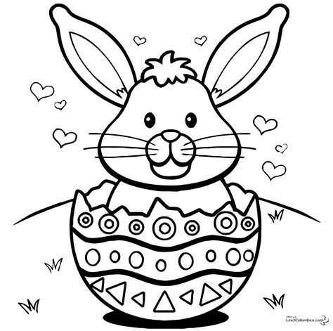 Easter Coloring For Children Easter Kids Coloring Pages