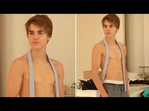 Justin Bieber Goes Shirtless For Photo Shoot 2010 YouTube