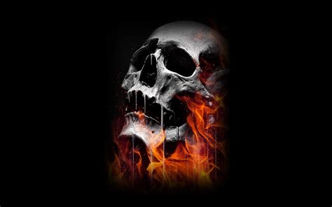 Download Evil Skull Wallpaper By Baileyr44 Evil Skulls Wallpaper