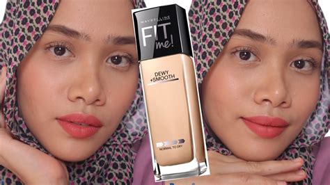 Maybelline Fit Me Dewy Smooth Foundation First Impression Review