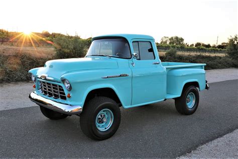1956 Chevrolet 4wd Pickup Lifelong Ca Truck 350ci V8 4 Speed With