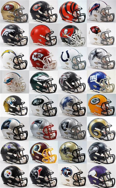 All 32 Nfl Current Riddell Speed Revolution Mini Football Helmets Ebay