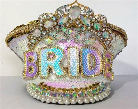 Bridal Bride Festival Iridescent White Sequin Silver Ab Etsy In 2020