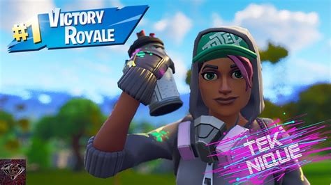 Getting A Victory Royale With The Teknique Skin Fortnite Battle Royale