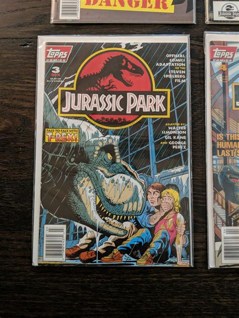 Original Vintage Jurassic Park Comics 1993 Topps From Etsy