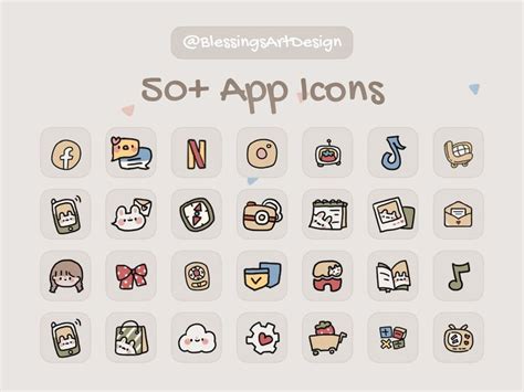 Icon Cute Small Girl Ios Icons Pack Iphone Theme App Cover Icons