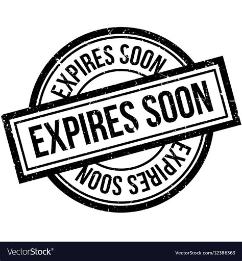 Expires Soon Rubber Stamp Royalty Free Vector Image