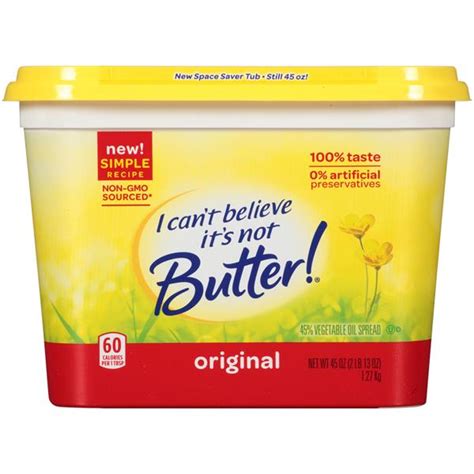 I Cant Believe Its Not Butter Original Spread Hy Vee Aisles Online