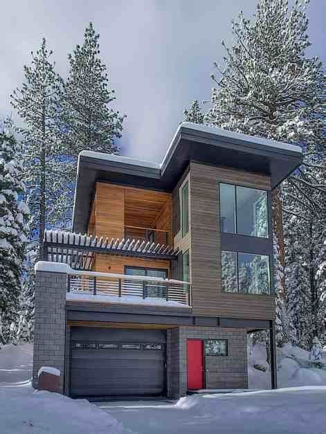 Fabulous Prefabricated Mountain Modern Home On Lake Tahoe House