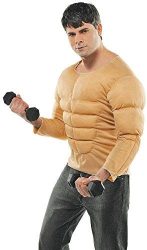 Amscan Mens Size Muscle Halloween Costume Shirt Amscan