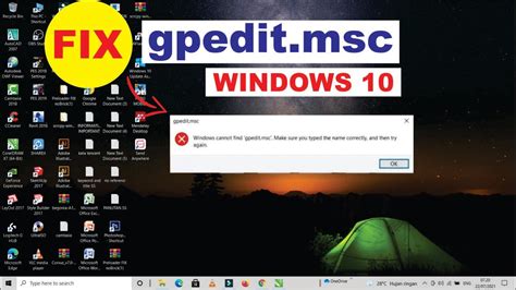 Cara Mengatasi Windows Cannot Find Gpedit Msc WINDOWS 10 TERBARU